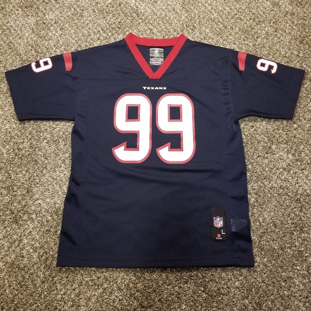 NFL Football Jersey Houston Texans #99 JJ Watt Kids Youth Size Large 14/16